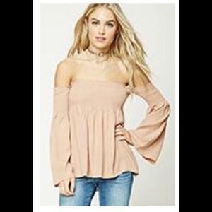 Forever 21 Contemporary Smocked Top